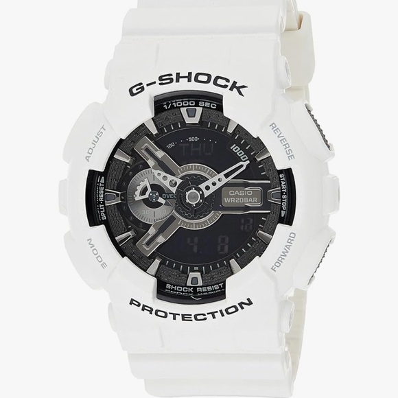 CASIO G-SHOCK Watch Quartz GA-110GW-7A WhitexBlack - Picture 3 of 4